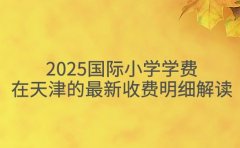 2025国际小学学费在天津的最新