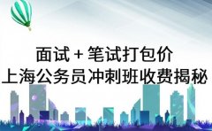 面试 + 笔试打包价 上海公务员
