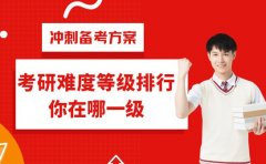 考研难度等级新鲜出炉 最后三