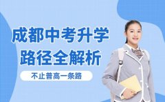 成都中考升学有哪些路?多方